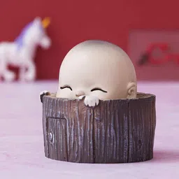 ecraftindia Little Monk Buddha Multicolour Polyresin Showpieces image 2