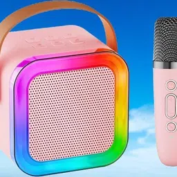 FYDs Portable Karaoke Speaker Bluetooth - Wireless Mic Pack of One 5.6 W Bluetooth Home Audio Speaker image 1