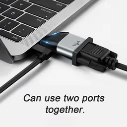 VOOCME Type C to VGA Converter USB-C Monitor Adapter 1080p 60hz for Tablet & Phone & Laptop.... Laptop Accessory image 3