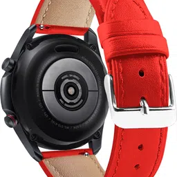 ACM Watch Strap Leather Belt for Boat Enigma Radiant Smartwatch Red 3743095 mm Synthetic Leather Watch Strap image 3