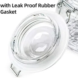 good to great creation Glass Grocery Container - 1200 ml image 4