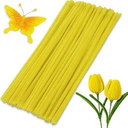 geek arts 100 Pcs Pipe Cleaner for Hobby Crafts, Scrapbooking, DIY Accessory image 3