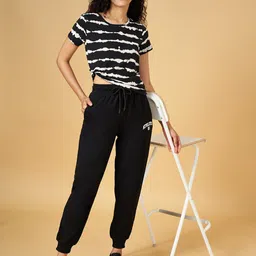 Ajile by Pantaloons Printed Cotton Round Neck T-shirt image 5