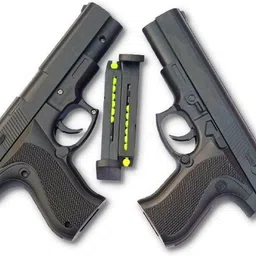 drizzling Toy Gun 729 for Kids with 6mm Plastic Bullets - Birthday Gift- Pack of 2 Guns & Darts-picture-20