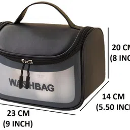 pinkmpire Women Black Cosmetic Bag image 4