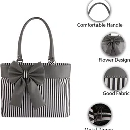 crazy katch Women Grey Hand-held Bag image 4