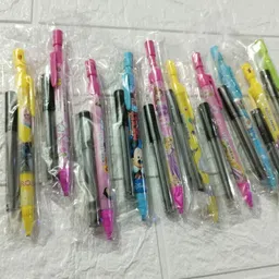 saputra 2mm Cartoon Print 10 Mechanical Pencils, 10 Removable Sharpeners & 10 Lead Cases Pencil-picture-35