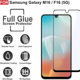 EITANSHA CREATION Edge To Edge Tempered Glass for Samsung Galaxy A16 5G, Samsung Galaxy A16, Samsung Galaxy F16 5G, Samsung Galaxy F16, Samsung Galaxy M16 5G, Samsung Galaxy M16 image 2
