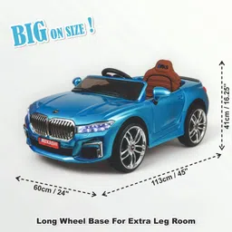 mekashi Rechargeable Car for Kids with Remote Control, Music Car Battery Operated Ride On image 2