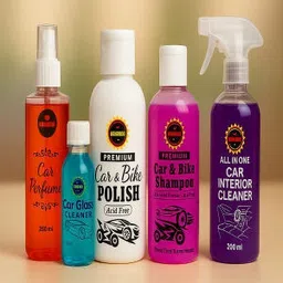 aananda Car perfume, Car Glass Cleaner, Car Polish, Car Shampoo, Car interior Cleaner Combo-picture-28