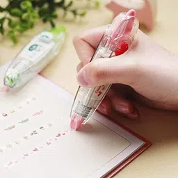 newvent Decorative Lace Pen Cute Novelty Decorative Correction Tape image 3