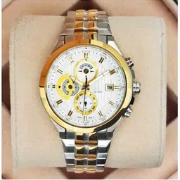 Chorno working watch Dial white color Analog Watch - For Men Luxury Chronograph Watch for Men Stainless Steel Analog-image-12