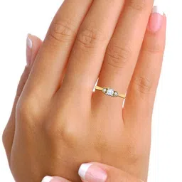 avsar AVR258A 18kt Yellow Gold ring image 2