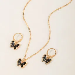 EL REGALO Gold-Plated Butterfly Shaped Jewellery Set-picture-47