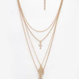 Scintillare By Sukkhi Gold-Plated Layered Necklace image 3