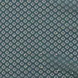 Saree mall Teal Blue Lace Supernet Saree image 3