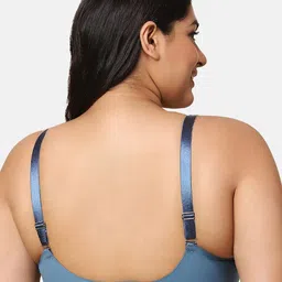 Triumph Plus Size Floral Non Padded Full Coverage Minimizer Bra With All Day Comfort image 3