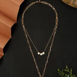 Madame Rose Gold-Toned Layered Chain image 1