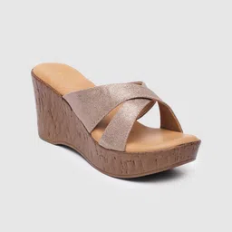 Inc 5 Women Metallic Abstract Print Wedge Sandals-picture-41