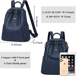 muchova Medium 23 L Backpack for Women Lightweight Casual Travel Bag for Girls image 4