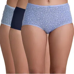 Nykd by Nykaa Cotton Full Brief with Anti odor-NYP036- Assortment 7 (Pack of 3)-picture-30