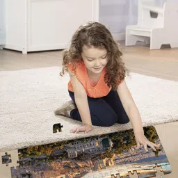 Mini Leaves Kids Panorama View Athens Greece Puzzle Development Toy image 3