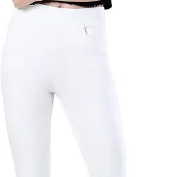 3butterflies Women Skinny High Rise White Jeans image 5