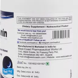 healthvit Melatonin 3mg Regulates For Sleep Cycle 60 Tablets image 3