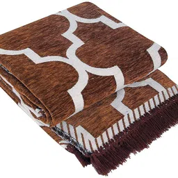 sparrow world Brown Chenille Runner image 2
