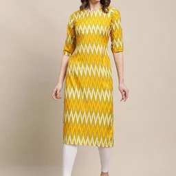 7threads KALINI Women Pack of 2 Printed Summer Sheers Crepe Kurta image 5