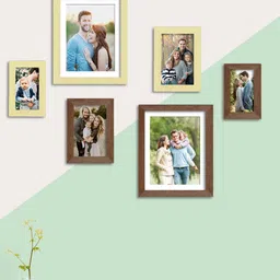 Art Street Set Of 6 Solid Individual Wall Photo Frames image 1