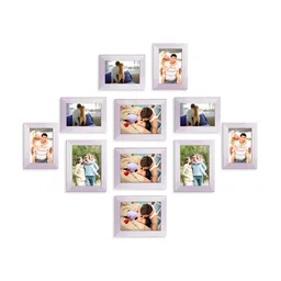 ArtzFolio White 11 Pieces Wooden Wall Photo Frames image 2