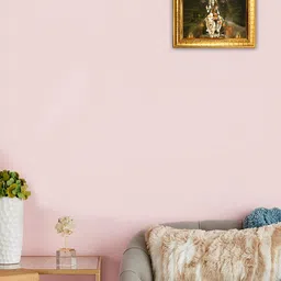 Hawai Gold Toned & White Lord Shiva Nandi Cow Rectangle Wooded Wall Photo Frame image 3