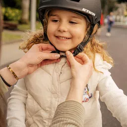 Btwin By Decathlon Polyurethane Air Vented Boys Helmets image 3