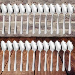 arscart 24 tea spoon set Stainless Steel Ice Tea Spoon Disposable Stainless Steel Tea Spoon Set-picture-21