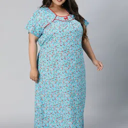 clochoice Women Nighty with Robe image 5
