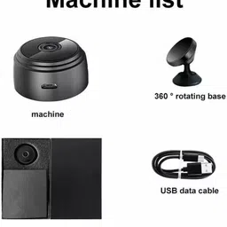 Cxoen Spy Magnet 1080p HD Mini WiFi Live Night Vision Audio Video Security Camera image 5