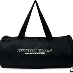 urban wolf 26 L Gym Duffel Bag - 26L Gym Duffle Black, Separate Shoe Compartment, Versatile Sport/Travel Bag - Black-picture-12