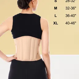 healntrust Contoured Lumber Sacral LS Belt Lumbar support Back Support Belt Back / Lumbar Support image 4