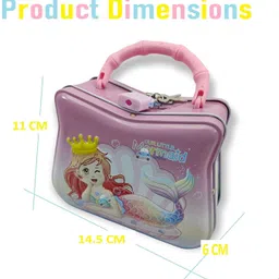 funblast Mermaid Coin Box for Kids,Piggy Bank Money Box, Piggy Bank- for Kids Return Gift Coin Bank image 2