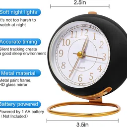 dwiza enterprise Analog Black Clock image 3