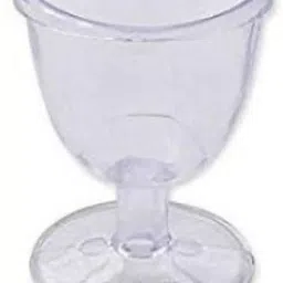 zivavi Pack of 2 Plastic Non Toxic Transparent Eye Wash Cup (Set of 2) image 2
