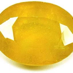 pan mac Lab Certificd Natural Yellow sapphire 11.00 Ratti Orginal (Pukrhja ) Stone Sapphire Ring-picture-24