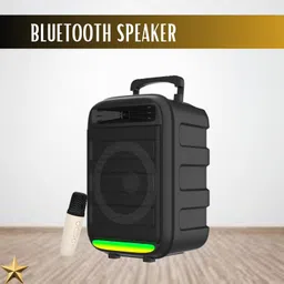 GUGGU Monster (BLUETOOTH TROLLEY SPEAKER) With Karaoke Mic and High Quality SoundBB402 35 W Bluetooth Party Speaker-image-79