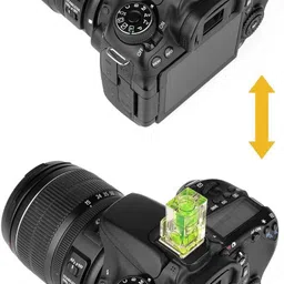 Gadget Hero's Double Axis Bubble Level Gradienter Hot Shoe Mount Camera Leveler image 4