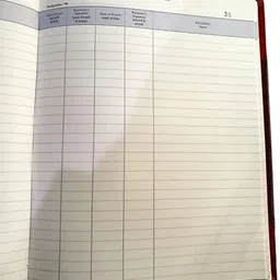 r k sales R K Loan Library Register R K Loan Library Register 200 Pages PACK OF 1 2-Part Hard Bound image 4