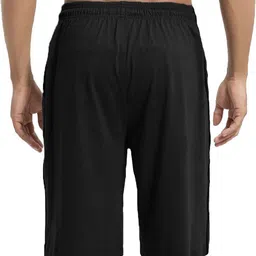 west gate clothing Printed Men Black Casual Shorts image 2