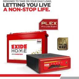 exide 900 VA PURE SINE WAVE STAR INVAMASTER IMTT 1500 LEAD ACID INVERTER BATTERY COMBO with 60 Months Warranty Pure Sine Wave Inverter image 3