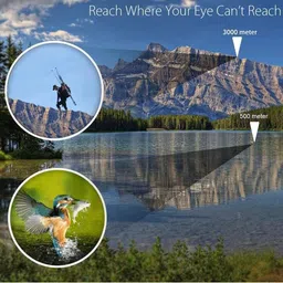 JANCOM 60x60 HD Vision Binoculars for Long Distance (10000M) Zoom for Outdoor, Travel Binoculars image 5