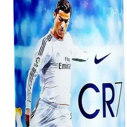 printwala Ronaldo Printed Bottle Ronaldo Sipper Water Bottle Gym & School Bottle(BS-343) 600 ml Water Bottle image 1